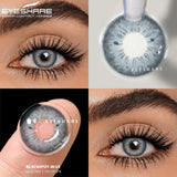 Gaeaspace  -  Natural Colored Contacts Lenses for Eyes 2pcs Blue Colored Contacts Beautful Pupils Yearly Eyes Brown Cosmetic Contacts