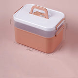 Gaeaspace  -  Ins Nail Art Storage Box Plastic Cosmetic Jewelry Organizer Gel Polish Storage Case Manicure Accessories Tools Container