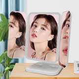 Gaeaspace  -  Makeup Mirror LED Lights Dorm Dressing Mirror Beauty Light up your fill light with Smart Complementary Makeup Mirror Tri