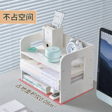 Gaeaspace  -  Desktop Multi-layer Thickened A4 File Rack Sorting Out Student Books and Miscellaneous Items Office Archives Storage Supplies