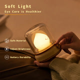 Gaeaspace  -  Candle Night Light Cute Kerosene Lamp Desktop LED Decorative Light USB Rechargeable Night Light Bedroom Creative Children's Gift