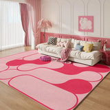 Gaeaspace  -  Modern Luxury Carpets for Living Room Fluffy Soft Pink Carpet Girl Bedroom Decor Plush Thicken Rug Minimalist Bedside Floor Mat