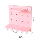 Gaeaspace  -  Wall-mounted Hole Board Wall Shelf Free Punching Hanger Bookshelf  Figure Display Shelves Stand Bedroom Desk Wall Storage Holder