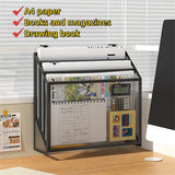 Gaeaspace  -  A4 office screen storage basket Workstation wall hanging folder storage rack Wall metal multi-functional partition data rack Mul