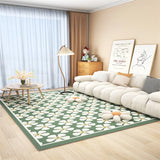 Gaeaspace  -  Simple French Bedroom Bedside Plush Carpet Ins Cream Color Living Room Decoration Rug Casual Balcony Bay Window Fluffy Soft Rugs