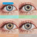 Gaeaspace  -  blue Colored Contact Lenses soft for eyes small Beauty Pupil myopia prescription degree yearly natural new big