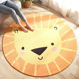 Gaeaspace  -  Nordic Style Carpets for Living Room Cartoon Bedroom Decor Round Carpet Large Area Children Floor Mat Home Thicken Plush Rug