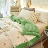 Gaeaspace  -   New Doudou Rong Quilt Winter Thickened Children's Dormitory Single Double Quilt Core Double sided Dual Use Winter Quilt