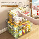 Gaeaspace  -  Transparent Household Portable Storage Box Desktop Clutter Storage Box Snacks Toys Storage Container Large Capacity Box