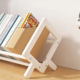 Gaeaspace  -  Simple Desktop Bookshelf Office Documents Books Magazines Stationery Storage Shelf Student Study Story Picture Books Rack