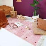 Gaeaspace  -  Tassel Carpet for Living Room Round Children's Bedroom Plush Rugs Machine Washable Foldable IG Cute Bedside Mats Ковер Tapete 러그