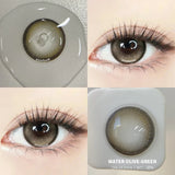 Gaeaspace  -  1 Pair/2PCS Myopia Colored Lenses 10 Colors Contact Lenses for Eyes Natural Beauty Pupils with Free Shipping Yearly Use