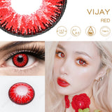 Gaeaspace  -  1 Pair/2pcs Halloween Colored Contact Lenses for Eyes Myopia Eye Color Lens Comestic Cosplay Lens Bottle Packing Yearly