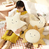 Gaeaspace  -  Smiling Sky Pillow Stuffed Sun Moon Star with Legs Kawaii Plush Decor Pillow Sofa Chair Office Cot Lumbar Support Plushie Gift