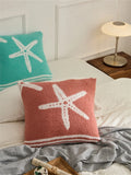 Gaeaspace  -  Nordic Feather Yarn Simple Modern Cushion Cover INS Style Cute Starfish Plush Pillow Case Bed Bay Window Car Soft Pillow Case