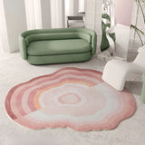 Gaeaspace  -  Nordic Special Shaped Large Area Living Room Carpet Pink Thickened Soft Children Room Decorative Carpets Plush Easycare Home Rug