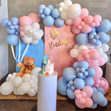 Gaeaspace  -  Pastel Pink Blue Balloons Arch Garland Kit Boys Girls Gender Reveal Baby Shower Ballon Decorations Birthday Party Decor Globos