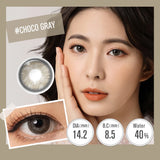 Gaeaspace  -  Color contact lenses Gray lenses 1Pair for eyes iris-inspired Colored Lenses Yearly Circle lenses