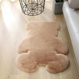 Gaeaspace  -  Cartoon Animal Bear Special-Shaped Carpet Living Room Bedroom Entrance Floor Mat Children's Bedroom Carpet