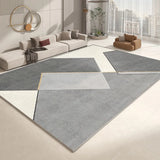 Gaeaspace  -  Gray Living Room Decoration Carpet Fluffy Soft Rugs for Bedroom Large Area Thickened Plush Rug Home Non-slip Cloakroom Floor Mat