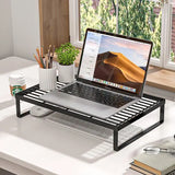 Gaeaspace   -  Laptop Computer Base Bracket Monitor Raising Stand Heat Dissipation Hollowed Out Storage Rack Kitchen Office Storage Holders