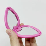 Gaeaspace  -  Heart Shaped Double Sided Hand Mirror, Popular Cute Heart Makeup Mirror, Compact Mirror