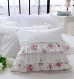 Gaeaspace  -  Top luxury palace European embroidery cushion cover cake Lace pillow cover handmade elegant bedding pillowcase sofa cushion