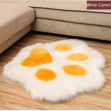 Gaeaspace  -  Cute Cat Paw Bear Foot Cushion Animal Footprint Shape Soft Plush Carpet Home Sofa Table Floor Mat Bedroom Decorative Carpet