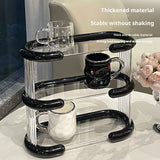 Gaeaspace  -  High-grade light luxury cup holder dining table drinking glass shelf coffee cup storage desktop mug perfume storage rack