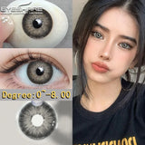 Gaeaspace  -  1 Pair Colorcon Korean Lenses Myopia Lenses Colored Contact Lenses for Eyes Lenses With Diopters Prescription Lenses