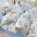 Gaeaspace  -  Bedding Set New Style A-Class Water Washing Cotton Four PIECE Set, Super Soft Cloud, Student Dormitory 3pcs, Bed Sheets,