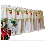 Gaeaspace  -  Small fresh short curtain kitchen half curtain curtain head cover coffee shop window decoration