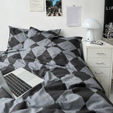 Gaeaspace  -  Ins Nordic Butterfly Bedding Set Flat Bed Sheet Duvet Cover Twin Full Queen Nordic Bed Linen Boy Girl Bedding Sets