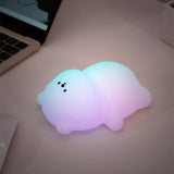 Gaeaspace  -  Night Light for Kids 2 Brightness Silicone Nursery Sleeping Light Portable USB Rechargeable Bedside Lamp For Baby's Room