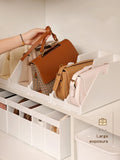 Gaeaspace  -  Bag Storage Box Luxury Handbag Organizer for Wardrobe Closet Lady Bag Holder Handbag Show-box Home Storage Organization