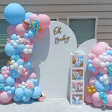 Gaeaspace  -  Pastel Pink Blue Balloons Arch Garland Kit Boys Girls Gender Reveal Baby Shower Ballon Decorations Birthday Party Decor Globos