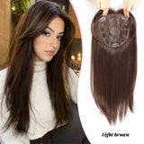 Gaeaspace  -  Synthetic False Bangs Clip-In Bangs Extension Natural Neat Fake Fringe Topper Hairpiece Invisible Clourse Hairpieces