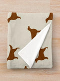 Gaeaspace  -  Irish Setter Silhouette(s) Throw Blanket Thermals For Travel Beautifuls blankets ands warm for winter Blankets