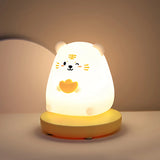 Gaeaspace  -  LED night lights for Children bedroom cute animal pig rabbit lamp Touch Sensor Dimmable child Holiday Gift USB Rechargeable