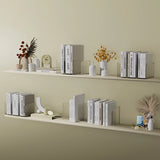 Gaeaspace  -  Transparent Bookends Stand Bookshelf Desktop Decorative Storage Rack Bookend Book Holder School Stationery