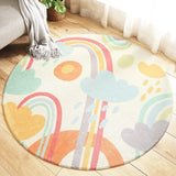 Gaeaspace  -  Nordic Style Carpets for Living Room Cartoon Bedroom Decor Round Carpet Large Area Children Floor Mat Home Thicken Plush Rug