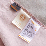 Gaeaspace  -  Korean Ins Casual Sofa Shawl Blanket, Imitation Rabbit Fur, Arctic Velvet Blanket Thickened Double-Layer Warm Lunch Break Blanke