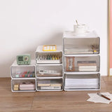 Gaeaspace  -  Stackable Desktop Storage Drawers Document Sundries Holder Cosmetic Organizer Box for Office School Home Storage Cabinet