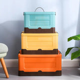 Gaeaspace  -  Large Capacity Foldable Storage Box With Lid Multifunction Organizer Toy Box Student Dormitory Storage Box Plastic Tool Box