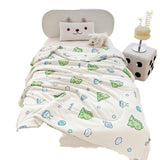 Gaeaspace  -   New Children's Summer Quilt Knitted Cotton Summer Quilt Kindergarten Duvet Ice Cream Summer Quilt Airable Cover