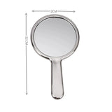 Gaeaspace  -  Ins Liquid Shape Square Mirror Mini Hand-Held Desktop Cosmetic Makeup Mirror Travel Metallic Portable Beauty Mirror For Handbag