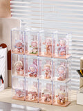 Gaeaspace  -  Stackable Acrylic Mystery Box Storage Display Case Action Figure Storage Box Cartoon Doll Blind Box Showcase Toys Organizer