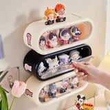 Gaeaspace  -  Blind Box Display Rack Storage Wall Mounted Doll Blind Box Display Rack Suction Figurine Display Cabinet Dustproof Doll Box