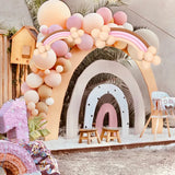 Gaeaspace  -  163pcs Dusty Pink Rainbow Balloon Garland Arch Kit Wedding Birthday Balloons Decoration Boho Party Kids Baby Shower Arche Ballon