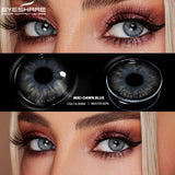 Gaeaspace  -  1 Pair Colored Contact Lenses Natural Look Fast Delivery Brown Eye Lenses Gray Contact Green Eye Lenses Blue Lenses